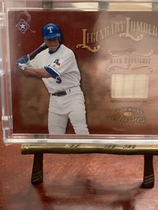 2002 Donruss Classics Legendary Lumberjacks #64 Alex Rodriguez /500 Rangers Bat - Picture 1 of 6