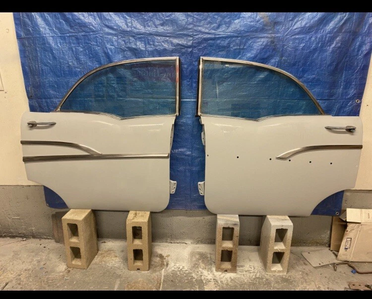 1957 Chevy Bel Air 4 Door HDTP Back Doors (Originally From California) - Image 1 of 2