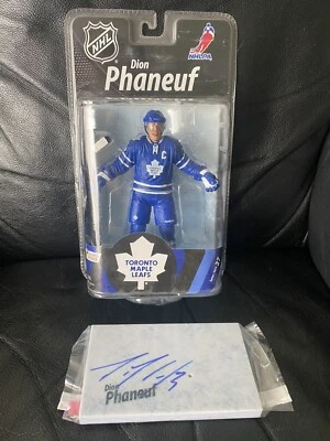 Dion Phaneuf Toronto Maple Leafs  Autographed Action Figure - Image 1 of 2