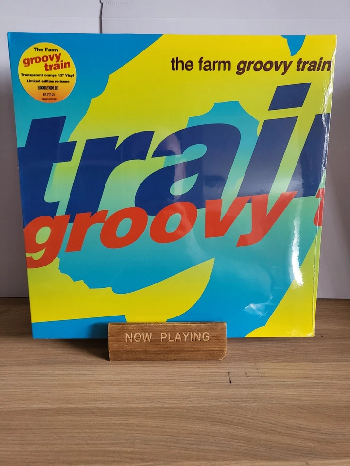 THE FARM-GROOVY TRAIN,12"SINGLE,33RPM,RECORD STORE DAY LTD ED, ORANGE 2022 UK - Image 1 of 2