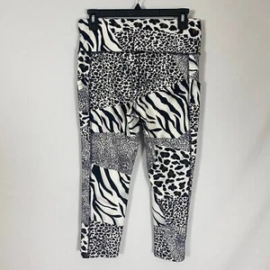 Cali Active Animal Print Leggings Women’s Medium High Waist Stretch Yoga Pants - Picture 1 of 7