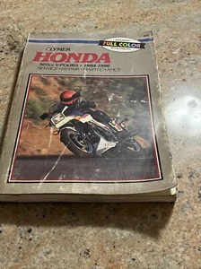 Clymer 1984-1986 Honda 500cc V-Fours servicio reparación mantenimiento manual M329 - Imagen 1 de 23