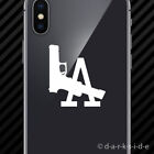 (2X) Los Angeles La Gun Cell Phone Sticker Mobile