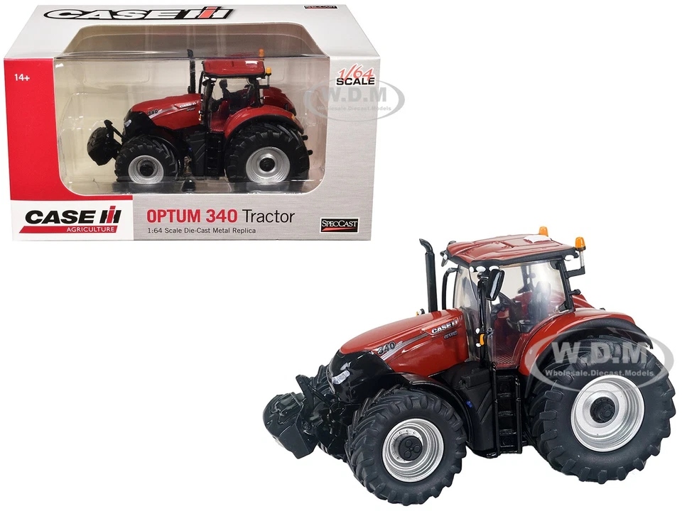 CASE IH OPTUM 340 TRACTOR RED 1/64 DIECAST MODEL BY SPECCAST ZJD1932 - Image 1 of 1