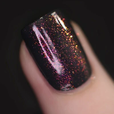 ILNP Scarlet - Red, Orange, Gold, Green Iridescent Nail Polish - Image 1 of 4