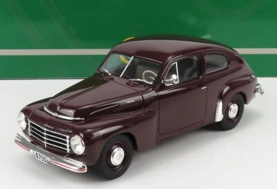MODELLINO AUTO STATICO DIECAST VOLVO PV444 1947 MARRONE MODELLISMO SCALA 1/18 - Immagine 1 di 4