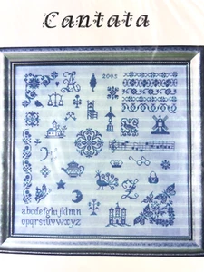 Abbey Lane Designs Needlework Pattern Cantata Sampler 2005 - Picture 1 of 4