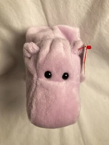 Ty Beanie Babies Happy The Hippo 1993 Rare Retired With Orig Tag - Bild 1 von 6