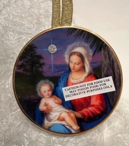 Vintage. Neu im Karton Avon 1998 "Star of Bethlehem" Krippenschmuck, 24K Goldrand, CZ Stern - Bild 1 von 5
