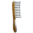 Peigne compact peigne large dents peignes de massage léger cuir chevelu