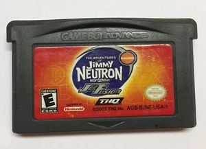 Adventures of Jimmy Neutron Boy Genius Jet Fusion Game Boy Advance GBA Cartridge - Picture 1 of 6