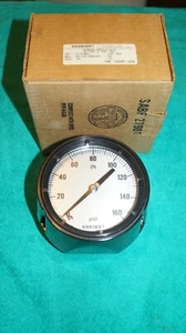 ASCROFT GENERAL SERVICE PRESSURE GAUGE 4-1/2" 0-160 PSI (45-1220 -A-02B-160#) - Picture 1 of 4