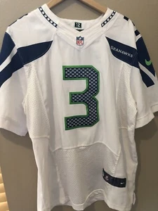 NFL Seattle Seahawks authentic on field jersey size 44 Large Russel Wilson Nike - Picture 1 of 6