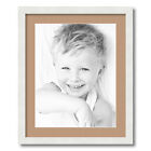 Arttoframes Matted 18X22 White Picture Frame With 2" Mat, 14X18 Opening 3966