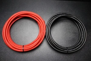 6 GAUGE AWG WIRE 20 FT BLACK 20FT RED CABLE STRANDED PRIMARY BATTERY POWER IB6 - Picture 1 of 8