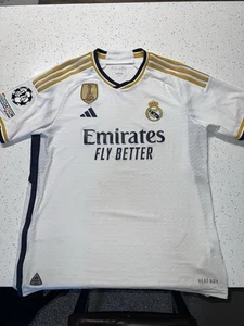 23/24 AUTHENTIC HEAT.RDY Champions league Real Madrid Jersey Size LARGE Slim Fit - Picture 1 of 11