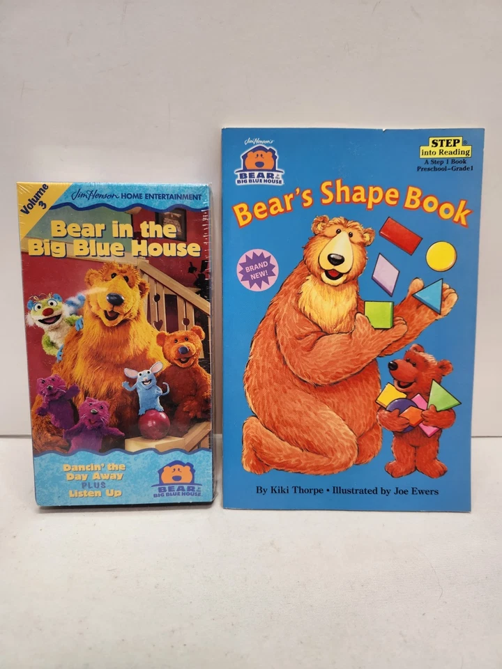 Bear In The Big Blue House-Dancin’ The Day Away  VOL #3 NEW SEALED + Book - Image 1 of 4
