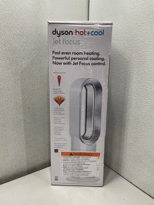 Ventilador portátil Dyson AM09 Hot Cool Jet Focus blanco/plateado Foto 1 de 4