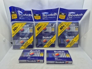 8 Scotch BX Leerkassetten Tapes Normal Bias 7 BX/60 und 1 Bx/90 alle versiegelt neu - Bild 1 von 7
