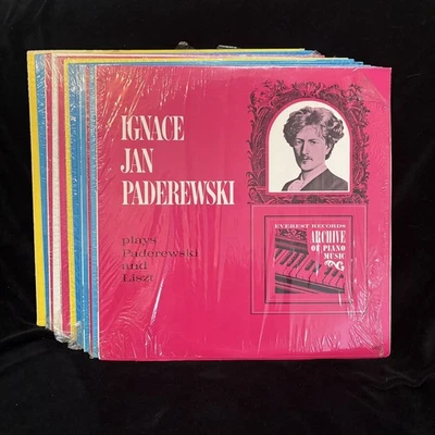 EVEREST Archive of Piano Music historic series - 12-LP GROUP LOT, MOST IN SHRINK - Image 1 of 4