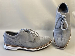 Rare 2014 Nike Lunar Clayton Grey Golf Shoes 628535-002 Men's Size 10 GUC - Picture 1 of 13