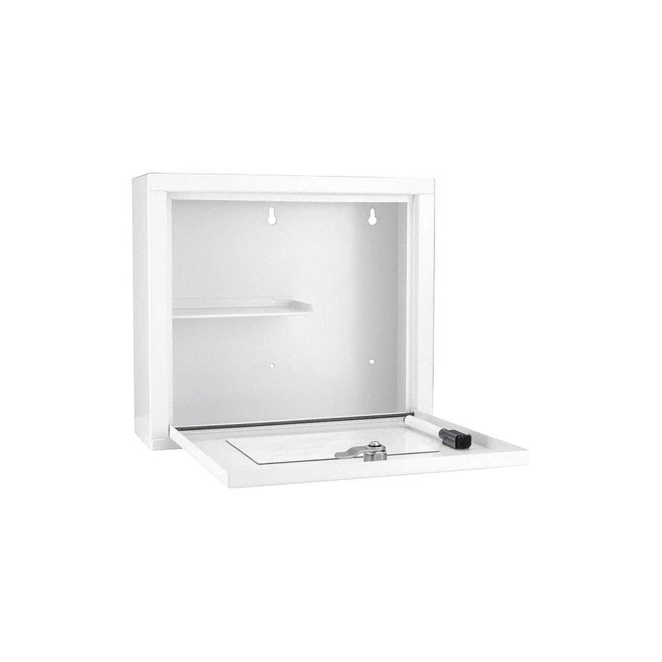 BARSKA CB12820 Wall Supply Cabinet,9-1/2"H,White,1 Door 53JF44 - Image 1 of 1