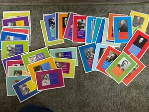 Editions Hazan, Paris Lot of 42 French Postcards Famous Peoples Quotes Sayings - Picture 1 of 5