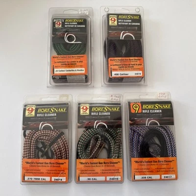 Hoppe's BoreSnake Rifle Cleaner 5 Items - 24011 24014 24015 24017 24019 - Image 1 of 4