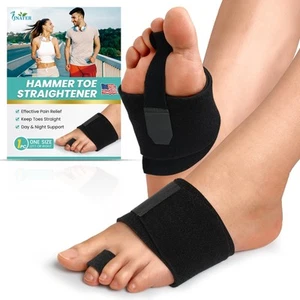 Hammer Toe Straightener - Hammer Toe Corrector for Women & Men, Toe Splint fo... - Imagen 1 de 8