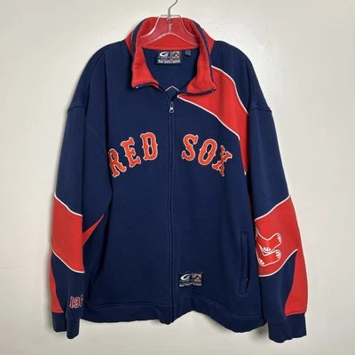 Y2K Boston Red Sox 1967 World Series Full Zip G-III Cooperstown Sweatshirt Sz XL - Image 1 of 4