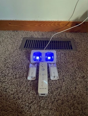 WORKING Replacement Wii Remote and rechargeable battery packs and cord. READ - Image 1 of 4