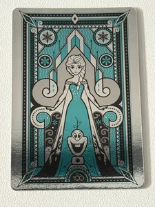 Bandai Carddass Disney 100 Wonder Elsa Metallic Holo - Picture 1 of 2