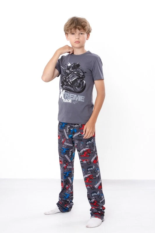 Teen Boys’ Pajama Set – Soft Fabric & Comfortable Fit, Any season,  Nosi svoe... - Image 1 of 1