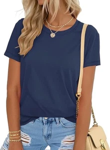 CAMISA YUCOLEN MUJER ALGODÓN MANGA CORTA UPF 50+ SUAVE TRANSPIRABLE CUELLO REDONDO - Imagen 1 de 6