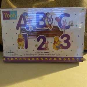 Neu Winnie the Pooh ABC & 123 Gummistempel 36 Stck. von All Night Medien - Bild 1 von 5