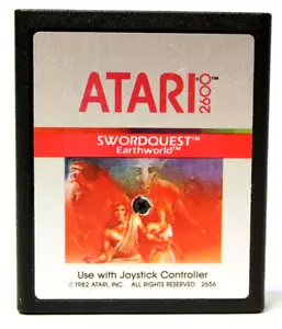 Swordquest Earthworld ATARI 2600 Spiel Cartridge - Bild 1 von 3