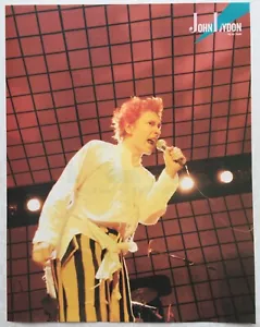 JOHN LYDON Public Image Ltd CLIPPING from PIN UP MAGAZINE 1984 JAPAN - Picture 1 of 2
