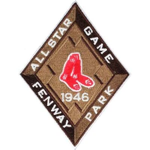 1946 MLB All Star Game In Boston Red Sox Fenway Park Jersey Logo Emblem Patch - Picture 1 of 3