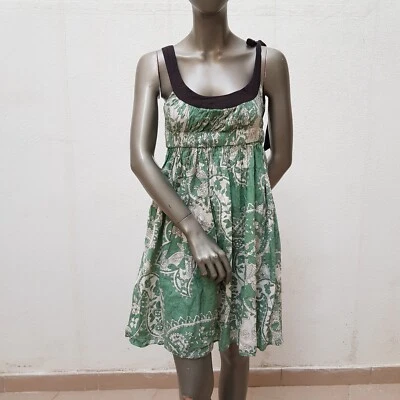 Sommerliches Kleid von Hoss Intropia, 36 (Spanien 38), grün, braun, weiß - Bild 1 von 4