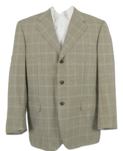 NEW! Brioni Silk & Wool Sportcoat (Jacket)! 44 S e 54 S *Nomentano Model* Plaid - Picture 1 of 3