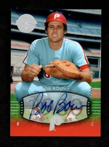 2004 Upper Deck Legends Timeless Team BOB BOONE Phillies 1980 Autograph - Bild 1 von 2