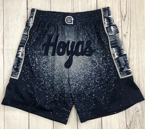 Mitchell And Ness NCAA Swingman Shorts GeorgeTown Hoyas 1996 Mens Size L New Cover