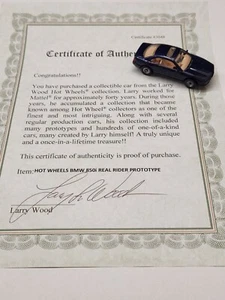 Hot Wheels BMW 850i Real Riders Prototype Larry Wood Collection - Picture 1 of 8