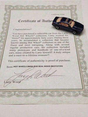 BMW 850i Real Riders Prototipo Larry Wood Collection Hot Wheels  Foto 1 de 4
