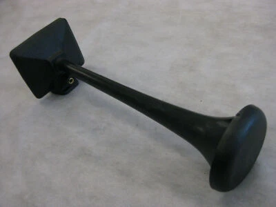 Hadley Black 15.5" Bully Air Horn with 3.75" Bell Shield - Image 1 of 4