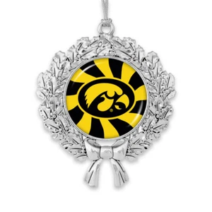 62007 Iowa Pfefferminz Streifen Kranz Weihnachtsschmuck von From the Heart - Bild 1 von 2