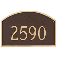 Prestige Arch Standard Size Address Plaque Lawn House Sign Numbers Wall Custom