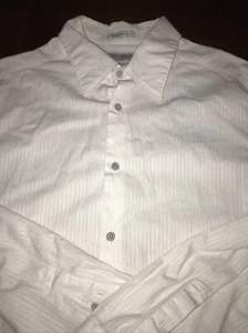 Concepts by Claiborne Men's Shirt Button Down White Long Sleeve XL—cl - Picture 1 of 5