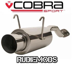 Cobra Sport Honda Civic EP3 Type R Stainless Steel Rear Box with Round Tailpipe - Picture 1 of 1