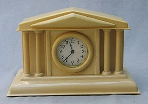 Vintage Celluloid Clock - Neoclassical Style - Made in U.S.A. **4/18** - Picture 1 of 8
